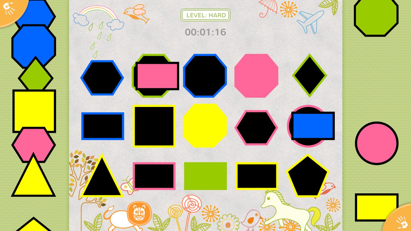Shapes’Touch game screenshot
